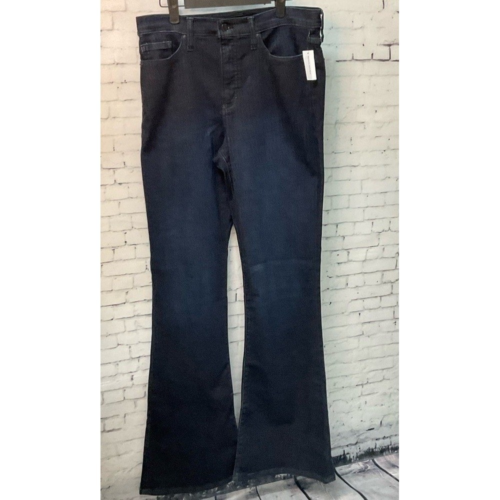 Banana Republic Womens 30L Premium Denim High Rise Flare Jean